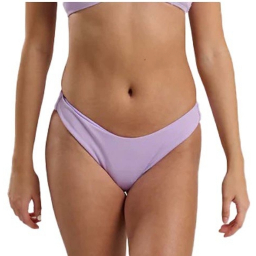 Quintsoul Malibu Low Rise Bella lilac lavender Swim Bottom size Small brand‎ new